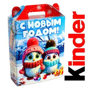 Детский подарок на Новый Год в жестяной упаковке весом 830 грамм по цене 3297 руб в Минске
