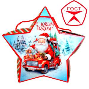 Детский подарок на Новый Год в жестяной упаковке весом 950 грамм по цене 1182 руб в Минске